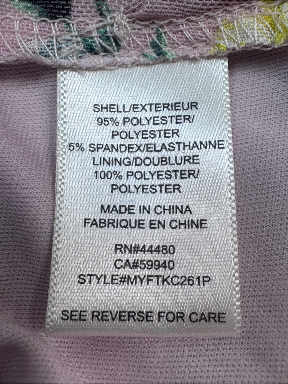 Love Fire Womens Floral Crop Top Blouse Multicolor, Size 1X - Picture 9 of 9